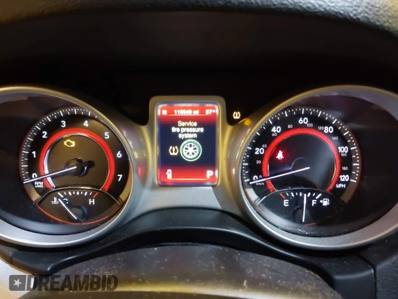 2017 Dodge Journey GT with VIN 3C4PDDEG4HT615357, listed as a IAAI auction lot 41672815 with 115,649 mi miles and . Bid and sale history available at DreamBid. Image 7.