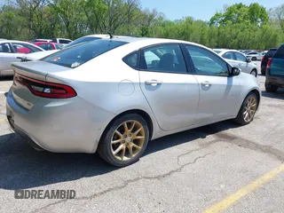 2013 Dodge Dart SXT with VIN 1C3CDFBAXDD289370, listed as a IAAI auction lot 42073183 with 109,393 mi miles. Bid and sale history available at carsss.com. Image 4.