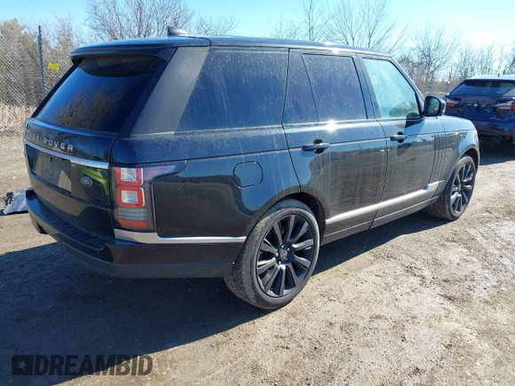 2017 Land Rover Range Rover HSE with VIN SALGS2FV2HA376222, listed as a IAAI auction lot 41592865 with 93,773 mi miles and . Bid and sale history available at DreamBid. Image 4.