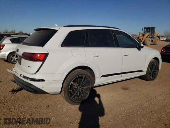 2023 Audi Q7 Premium Plus with VIN WA1LXBF76PD005774, listed as a Copart auction lot 75719694 with 14,207 mi miles and Salvage Title. Bid and sale history available at carsss.com. Image 3.