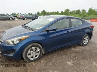 2016 Hyundai Elantra SE with VIN 5NPDH4AE0GH703882, listed as a IAAI auction lot 42483409 with 114,523 mi miles and . Bid and sale history available at DreamBid. Image 2.