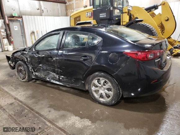 2014 Mazda Mazda3 i SV with VIN JM1BM1T71E1146601, listed as a Copart auction lot 47246045 with 117,632 mi miles and Salvage Title. Bid and sale history available at carsss.com. Image 2.