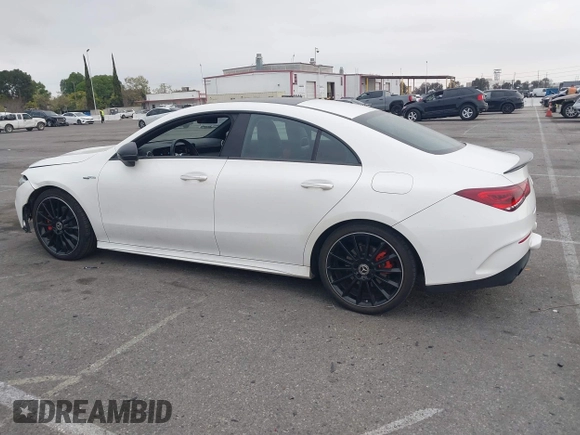 2022 Mercedes-Benz CLA with VIN W1K5J4GB8NN313749, listed as a IAAI auction lot 41869872 with 46,684 mi miles. Bid and sale history available at carsss.com. Image 14.