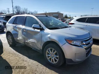 2012 Ford Edge Limited with VIN 2FMDK3K92CBA91537, listed as a Copart auction lot 46669425 with 186,595 mi miles and Salvage Title. Bid and sale history available at carsss.com. Image 4.