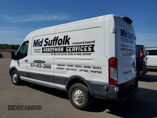 2020 Ford Transit Cargo with VIN 1FTBR2C8XLKB28623, listed as a Copart auction lot 70620544 with 60,020 mi miles and Salvage Title. Bid and sale history available at carsss.com. Image 2.