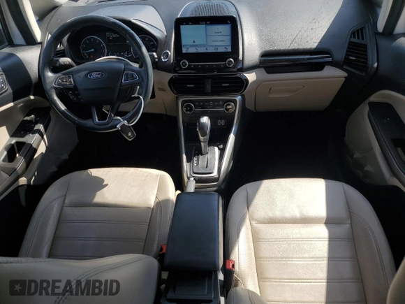 2019 Ford EcoSport Titanium with VIN MAJ6S3KL4KC288772, listed as a Copart auction lot 50643245 with 59,855 mi miles and Salvage Title. Bid and sale history available at DreamBid. Image 8.