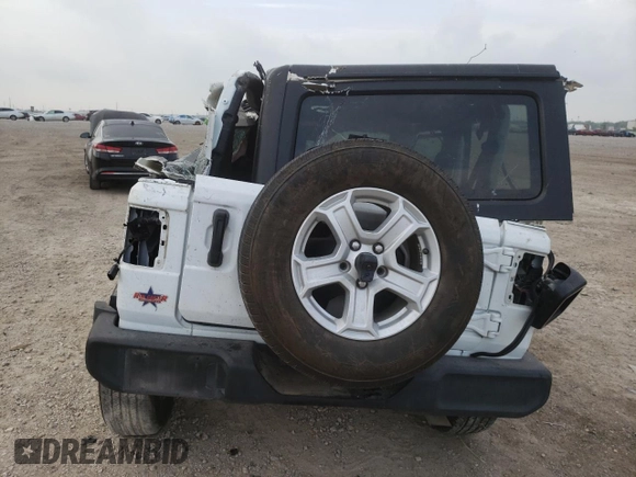 2022 Jeep Wrangler Sport S with VIN 1C4GJXAG3NW151208, listed as a Copart auction lot 51785434 with Not provided miles and Non repairable. Bid and sale history available at DreamBid. Image 6.