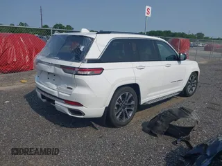 2022 Jeep Grand Cherokee Overland with VIN 1C4RJHDGXN8576813, listed as a IAAI auction lot 42314919 with 35,632 mi miles and . Bid and sale history available at DreamBid. Image 4.