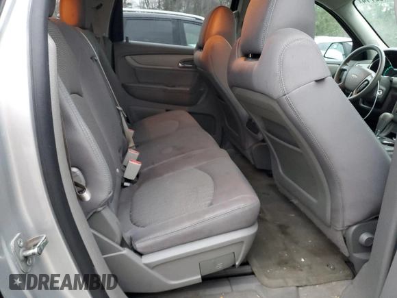 2014 Chevrolet Traverse LS z VIN 1GNKVFED2EJ141427, wystawiony jako Copart lot #83452714 z przebiegiem 132 687 mil mil oraz Szkoda całkowita • Salvage title. Historia ofert i sprzedaży dostępna na DreamBid. Obrazek 11.