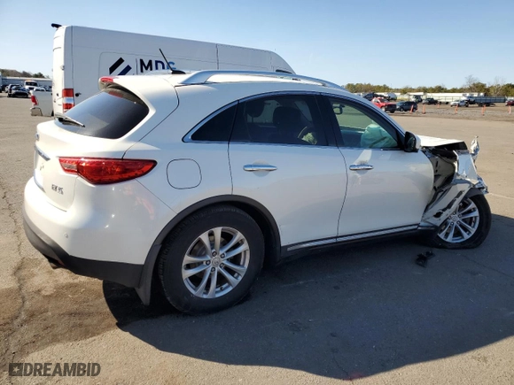 2010 Infiniti FX35 with VIN JN8AS1MW2AM856577, listed as a Copart auction lot 52275445 with 99,298 mi miles and Non Repairable. Bid and sale history available at carsss.com. Image 3.