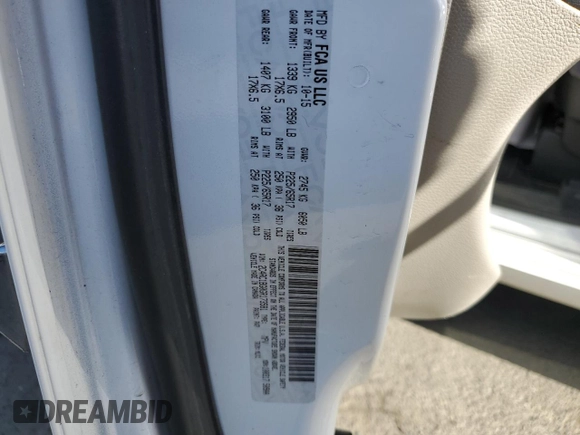 2016 Chrysler Town & Country Touring with VIN 2C4RC1BG0GR173581, listed as a Copart auction lot 51011515 with 111,858 mi miles and Salvage Title. Bid and sale history available at carsss.com. Image 14.