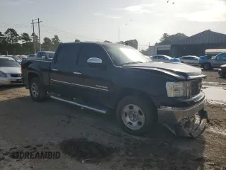 2013 GMC Sierra 1500 SLE with VIN 3GTP1VE06DG264293, listed as a Copart auction lot 62475055 with 209,250 mi miles and Salvage title. Bid and sale history available at DreamBid. Image 4.