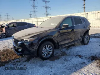 2025 Mazda CX-5 2.5 S Preferred Package with VIN JM3KFBCL2S0602983, listed as a Copart auction lot 46590395 with 457 mi miles and Salvage Title. Bid and sale history available at carsss.com. Image 1.
