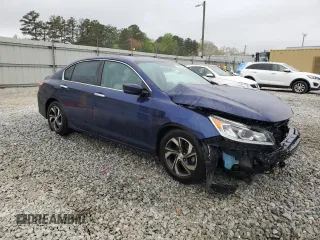 2016 Honda Accord Sedan LX with VIN 1HGCR2F36GA162950, listed as a Copart auction lot 50535345 with 45,663 mi miles and Salvage Title. Bid and sale history available at carsss.com. Image 4.