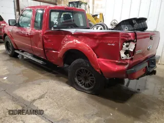 2010 Ford Ranger XLT with VIN 1FTLR4FE4APA74768, listed as a Copart auction lot 53001175 with 105,193 mi miles and Salvage Title. Bid and sale history available at carsss.com. Image 2.