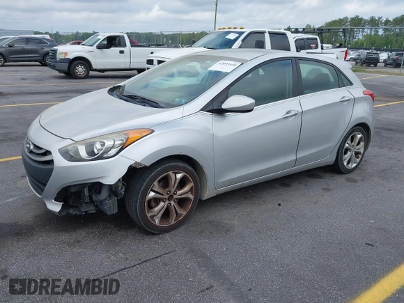 2013 Hyundai Elantra GT with VIN KMHD35LE7DU131627, listed as a IAAI auction lot 42093450 with 147,183 mi miles. Bid and sale history available at carsss.com. Image 2.