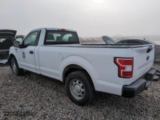 2019 Ford F-150 XL with VIN 1FTMF1CB9KKF27822, listed as a Copart auction lot 82123714 with 103,959 mi miles and Salvage Title. Bid and sale history available at carsss.com. Image 2.