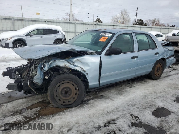 2005 Ford Police Interceptor with VIN 2FAHP71W25X102246, listed as a Copart auction lot 46324385 with 258,796 mi miles and Salvage title. Bid and sale history available at DreamBid. Image 1.