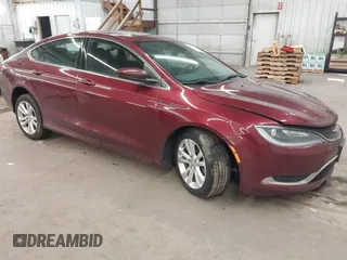2015 Chrysler 200 Limited with VIN 1C3CCCAB8FN710379, listed as a IAAI auction lot 41209014 with 122,726 mi miles. Bid and sale history available at carsss.com. Image 1.
