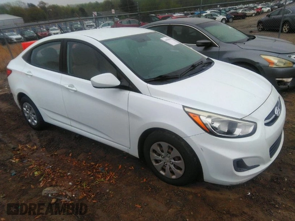 2016 Hyundai Accent SE with VIN KMHCT4AE8GU979206, listed as a IAAI auction lot 41956931 with 146,157 mi miles and . Bid and sale history available at DreamBid. Image 1.