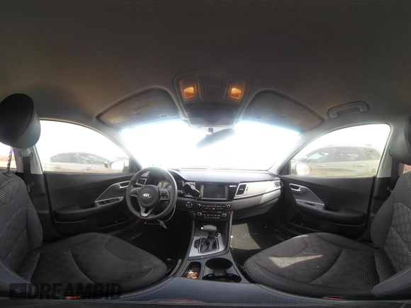 2017 Kia Niro LX with VIN KNDCB3LC6H5088243, listed as a IAAI auction lot 41747137 with 122,149 mi miles. Bid and sale history available at carsss.com. Image 18.