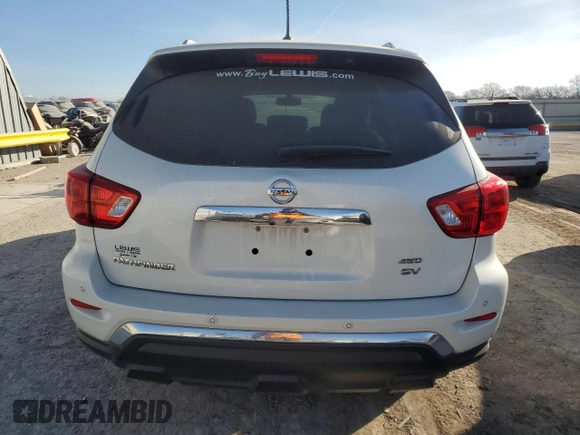 2018 Nissan Pathfinder Platinum z VIN 5N1DR2MM4JC633404, wystawiony jako Copart lot #86541774 z przebiegiem 141 455 mil mil oraz Szkoda całkowita • Salvage title. Historia ofert i sprzedaży dostępna na DreamBid. Obrazek 6.