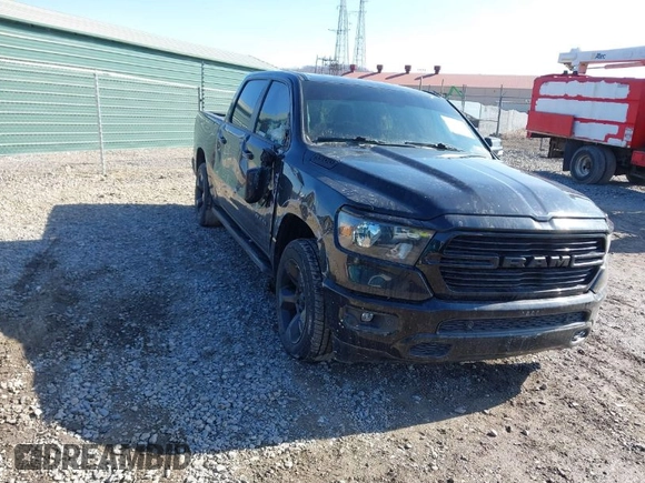 2019 Ram 1500 Big Horn/Lone Star with VIN 1C6RRFFG6KN881465, listed as a IAAI auction lot 41737348 with 80,110 mi miles. Bid and sale history available at carsss.com. Image 1.