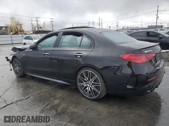2024 Mercedes-Benz C 43 AMG с VIN W1KAF8HB4RR227455, выставлен на аукционе Copart как лот 44388045 с пробегом Не указан миль и Списание • Salvage title. История ставок и продаж доступна на DreamBid. Изображение 2.