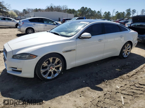 2016 Jaguar XJ Portfolio with VIN SAJWA2G70G8W01136, listed as a Copart auction lot 50120455 with 92,224 mi miles and Salvage title. Bid and sale history available at DreamBid. Image 1.