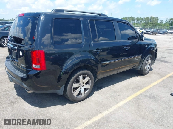 2013 Honda Pilot Touring z VIN 5FNYF3H98DB023104, wystawiony jako IAAI lot #42310538 z przebiegiem 169 385 mil mil oraz . Historia ofert i sprzedaży dostępna na DreamBid. Obrazek 4.