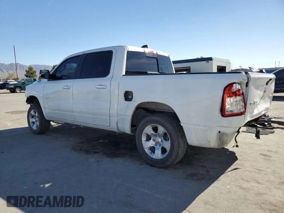 2019 Ram 1500 Big Horn/Lone Star with VIN 1C6SRFFT5KN668991, listed as a Copart auction lot 82051224 with 95,336 mi miles and Salvage Title. Bid and sale history available at carsss.com. Image 2.