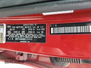 2019 Kia Forte LXS with VIN 3KPF24AD8KE137470, listed as a Copart auction lot 50897035 with 79,351 mi miles and Clean title. Bid and sale history available at DreamBid. Image 12.