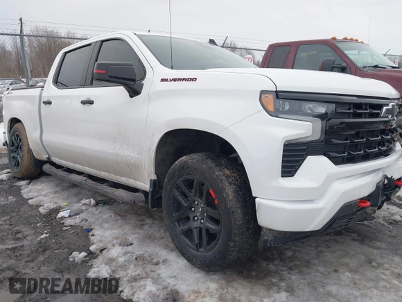 2024 Chevrolet Silverado 1500 RST with VIN 1GCUDEED1RZ109462, listed as a IAAI auction lot 41676851 with 8,221 mi miles. Bid and sale history available at carsss.com. Image 1.
