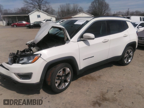 2017 Jeep Compass Limited z VIN 3C4NJDCBXHT641050, wystawiony jako IAAI lot #41838264 z przebiegiem 125 448 mil mil oraz . Historia ofert i sprzedaży dostępna na DreamBid. Obrazek 2.
