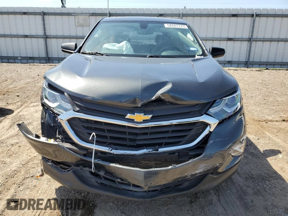 2018 Chevrolet Equinox LS with VIN 3GNAXHEV9JL393348, listed as a Copart auction lot 52647375 with 93,689 mi miles and Salvage Title. Bid and sale history available at DreamBid. Image 5.