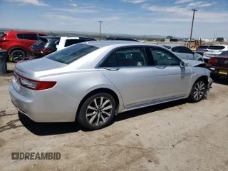 2017 Lincoln Continental Premiere with VIN 1LN6L9VK2H5631570, listed as a Copart auction lot 65151824 with 0 mi miles and Salvage Title. Bid and sale history available at carsss.com. Image 3.