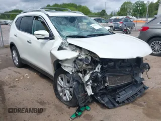 2016 Nissan Rogue SV z VIN 5N1AT2MV0GC874995, wystawiony jako IAAI lot #42173281 z przebiegiem 67 682 mil mil oraz . Historia ofert i sprzedaży dostępna na DreamBid. Obrazek 1.