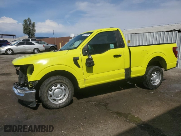 2022 Ford F-150 XL with VIN 1FTMF1CB8NKE01617, listed as a Copart auction lot 55524595 with 40,617 mi miles and Salvage Title. Bid and sale history available at carsss.com. Image 1.