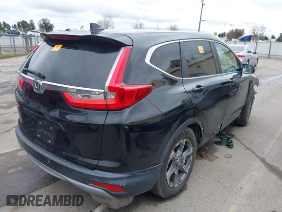 2019 Honda CR-V EX-L with VIN 5J6RW1H86KA005197, listed as a IAAI auction lot 41802369 with 100,807 mi miles. Bid and sale history available at carsss.com. Image 4.