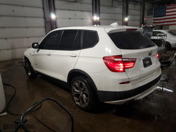 2011 BMW X3 28i with VIN 5UXWX5C53BL715445, listed as a Copart auction lot 88431615 with 165,378 mi miles and Salvage Title. Bid and sale history available at carsss.com. Image 2.