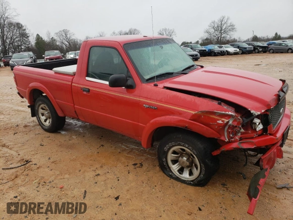 2003 Ford Ranger XL with VIN 1FTYR10U83TA32912, listed as a Copart auction lot 45004475 with 194,816 mi miles and Salvage Title. Bid and sale history available at carsss.com. Image 4.