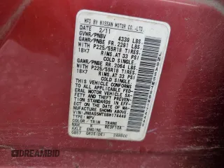 2011 Nissan Rogue SV with VIN JN8AS5MT8BW174449, listed as a Copart auction lot 51054955 with 192,636 mi miles and Salvage Title. Bid and sale history available at carsss.com. Image 13.