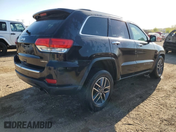 2019 Jeep Grand Cherokee Limited X with VIN 1C4RJFBT2KC591948, listed as a Copart auction lot 55789005 with 54,110 mi miles and Salvage title. Bid and sale history available at DreamBid. Image 3.