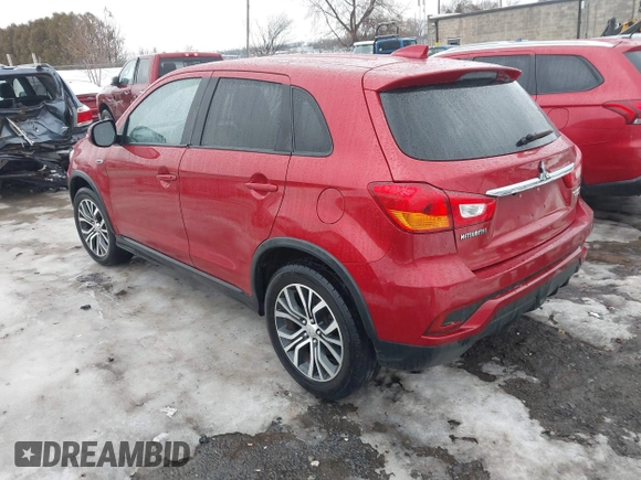 2018 Mitsubishi Outlander Sport ES 2.0 with VIN JA4AR3AU8JZ013101, listed as a IAAI auction lot 41668503 with 107,259 mi miles. Bid and sale history available at carsss.com. Image 3.
