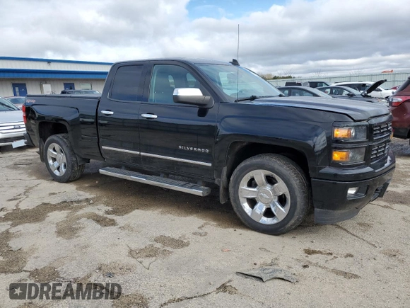 2015 Chevrolet Silverado 1500 LT with VIN 1GCVKREC4FZ258727, listed as a Copart auction lot 55581435 with 160,282 mi miles and Clean Title. Bid and sale history available at DreamBid. Image 4.