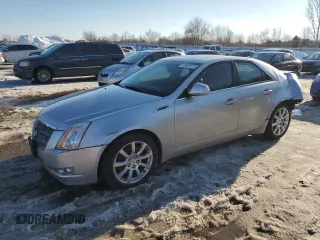 2008 Cadillac CTS AWD w/1SB with VIN 1G6DT57V080145030, listed as a Copart auction lot 45866975 with 0 mi miles and Salvage Title. Bid and sale history available at carsss.com. Image 1.