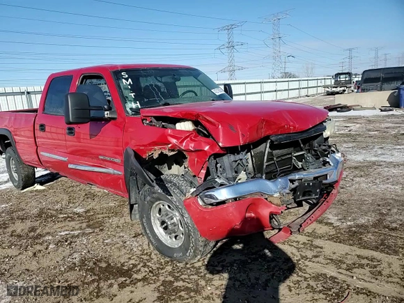 2004 GMC Sierra 2500HD SLE with VIN 1GTHK23U84F199163, listed as a Copart auction lot 42318355 with 0 mi miles and Salvage Title. Bid and sale history available at carsss.com. Image 11.