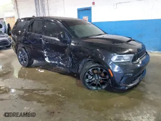 2022 Dodge Durango GT Plus with VIN 1C4RDJDG7NC185436, listed as a Copart auction lot 86258404 with 38,202 mi miles and Salvage Title. Bid and sale history available at carsss.com. Image 4.