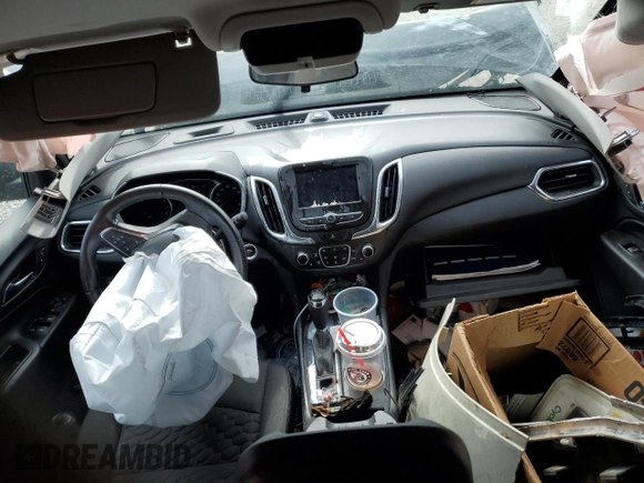 2021 Chevrolet Equinox LT with VIN 3GNAXKEV8ML312518, listed as a Copart auction lot 57049945 with Not provided miles and Salvage title. Bid and sale history available at DreamBid. Image 8.