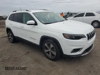2019 Jeep Cherokee Limited with VIN 1C4PJLDN8KD296724, listed as a Copart auction lot 75220604 with Not Provided miles and Salvage Title. Bid and sale history available at DreamBid. Image 4.